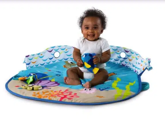 Disney Baby Mr. Ray Ocean Lights Activity Gym - play mat