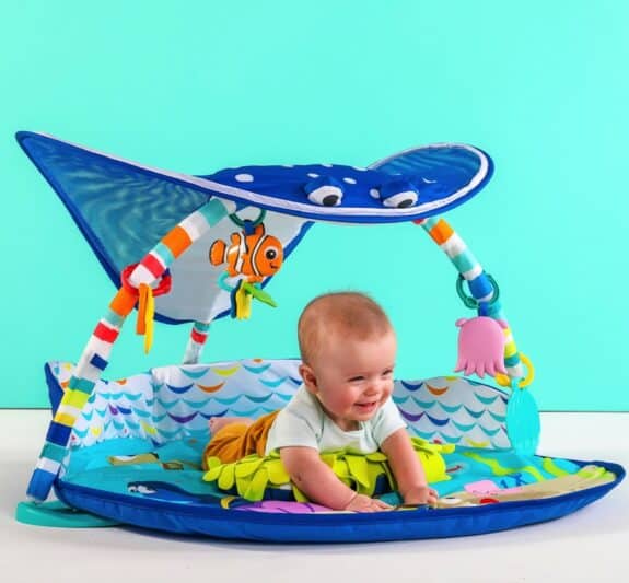 Disney Baby Mr. Ray Ocean Lights Activity Gym - tummy time