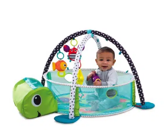 Inglesina Grow-With-Me Activity Gym & Ball Pit - infant with mesh