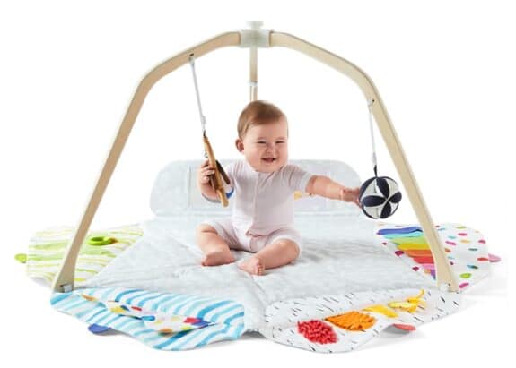 Lovevry Wooden Play Gym - baby sitting