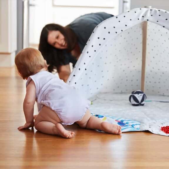 Lovevry Wooden Play Gym - play cave