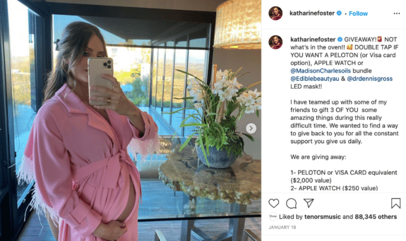 PREGNANT KATHERINE MCPHEE FOSTER INSTAGRAM