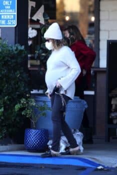 Pregnant Ashley Tisdale out in LA