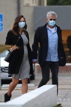 Pregnant Katharine McPhee and David Foster shop in LA