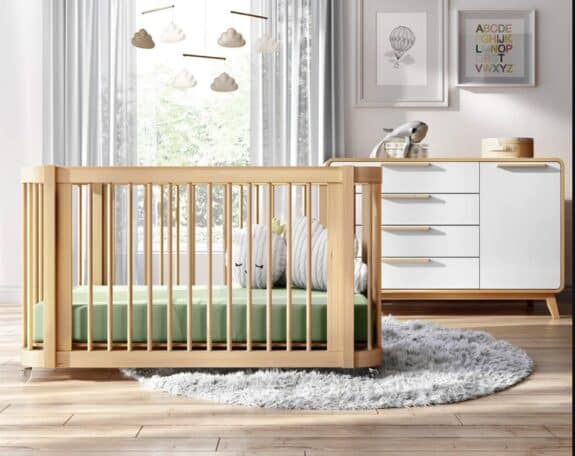 Nestig modern crib