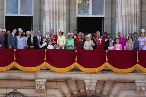  The Royal family is seen at The Trooping of The Colour 2019 
