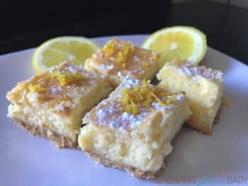 Creamy lemon bars recipe