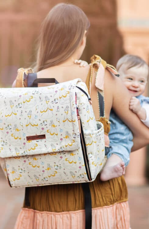 Petunia Pickle Bottom Debuts New Capsule Disney Princess Diaper Bag Collection - belle