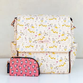 Petunia Pickle Bottom Debuts New Capsule Disney Princess Diaper Bag Collection - whimsicle belle front