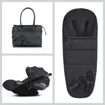 CYBEX Simply Flowers collection accessories grey