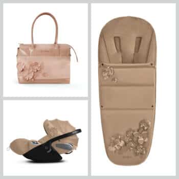 CYBEX Simply Flowers collection accessories nude