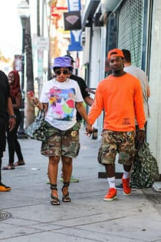 Cardi B shows off her growing baby bump as she shops for new sunglasses with Offset in LA