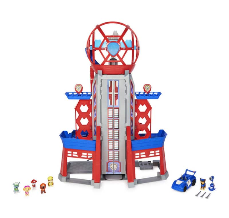 paw patrol spin master tower