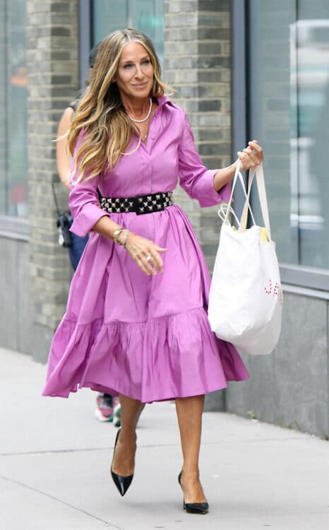Sarah Jessica Parker as Carrie bradshaw in And Just Like That