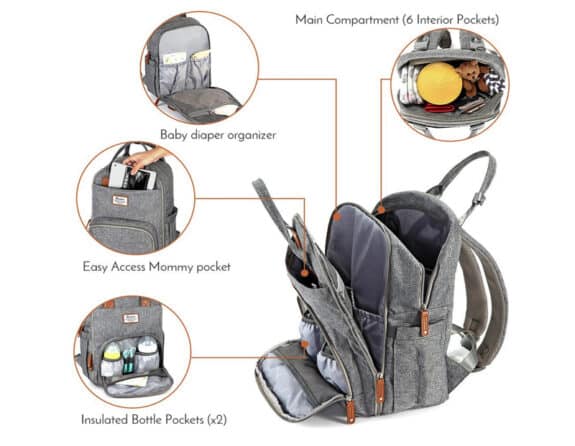 Ruvalino Diaper Diaper Bag Backpack