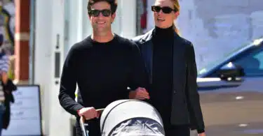 Karlie Kloss and husband Joshua Kushner step out with their baby for lunch in NYC f