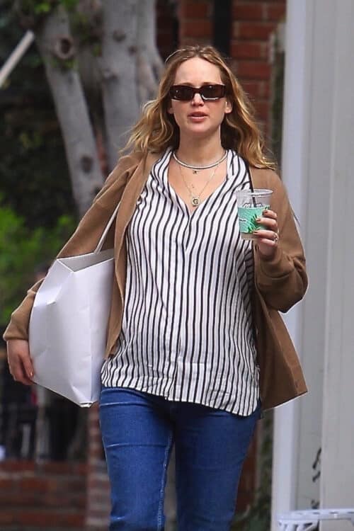 Mom-to-be Jennifer Lawrence Steps Out In LA
