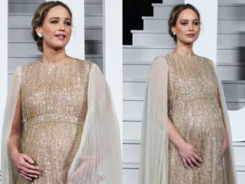 Pregnant Jennifer Lawrence at the Netflix World Premiere of Don't Look Up in New York City