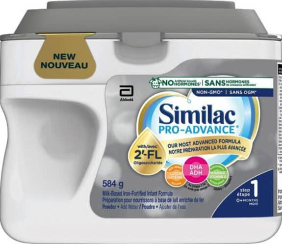 Similac formula recalled due to Cronobacter sakazakii and Salmonella 4