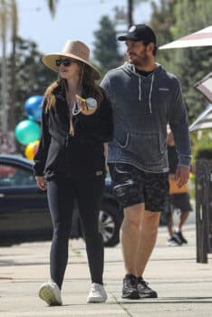 Chris Pratt and pregnant Katherine Schwarzenegger take a stroll in the Palisades