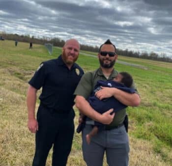 Emergency Services Locate 8-month old Infant In Field
