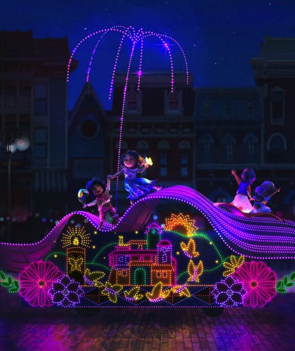 Encanto at disneyland 2022 electric parade