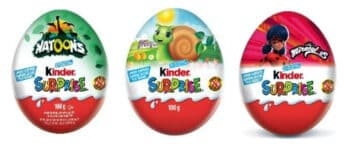 Kinder surprise chocolate products recalled due to possible Salmonella