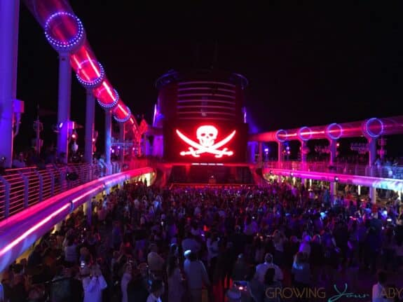 Pirate deck party Disney Dream