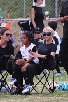 Kim Kardashian Spends Another Sunday at Son Saints Soccer Game may 15