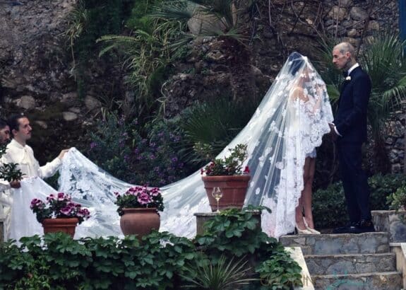 Kourtney Kardashian and Travis Barkers wedding in Portofino