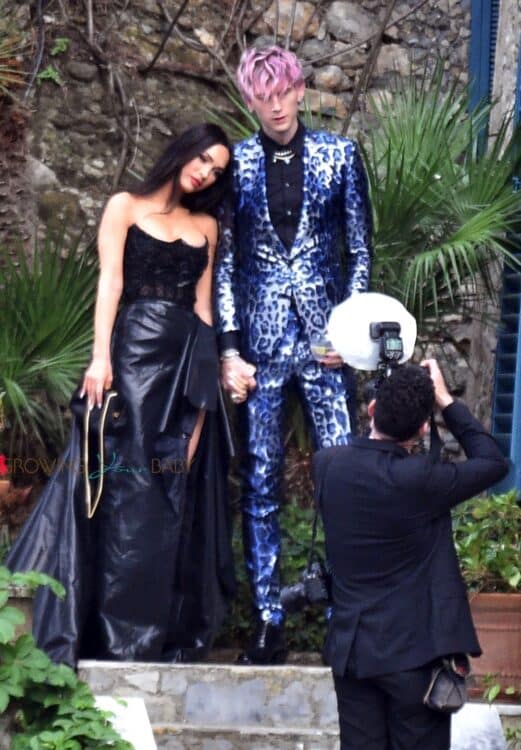 Megan fox and mgk kourtney kardashian and travis barker wedding