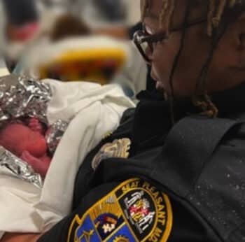 Officers Assist Woman Deliver Her Twin Baby In The Back Of Their Cruiser