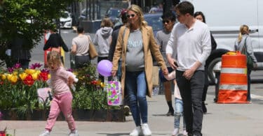 Pregnant Nicky Hilton and James Rothschild take their kids out Sunday afternoon