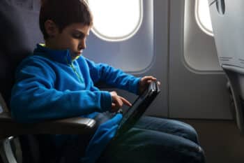 child ipad airplane