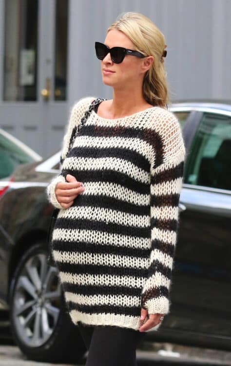 Pregnant Nicky Hilton and husband James Rothschild are all smiles while out in NYC