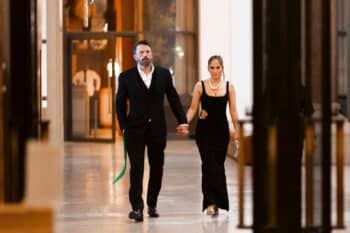 Ben Affleck and his wife Jennifer Lopez Affleck went for a romantic dinner at the restaurant La Girafe located on the Place du Trocadero in front of the Eiffel Tower