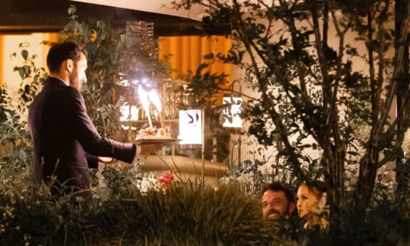 Ben Affleck and his wife Jennifer Lopez Affleck went for a romantic dinner at the restaurant La Girafe located on the Place du Trocadero in front of the Eiffel Tower