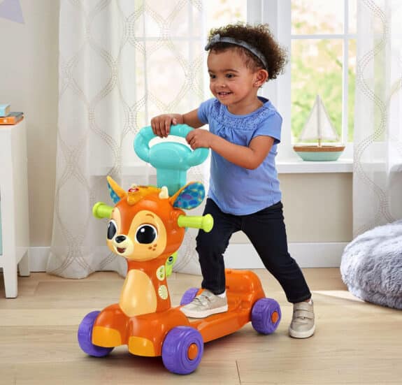 VTech 4-in-1 Grow-with-Me Fawn Scooter 