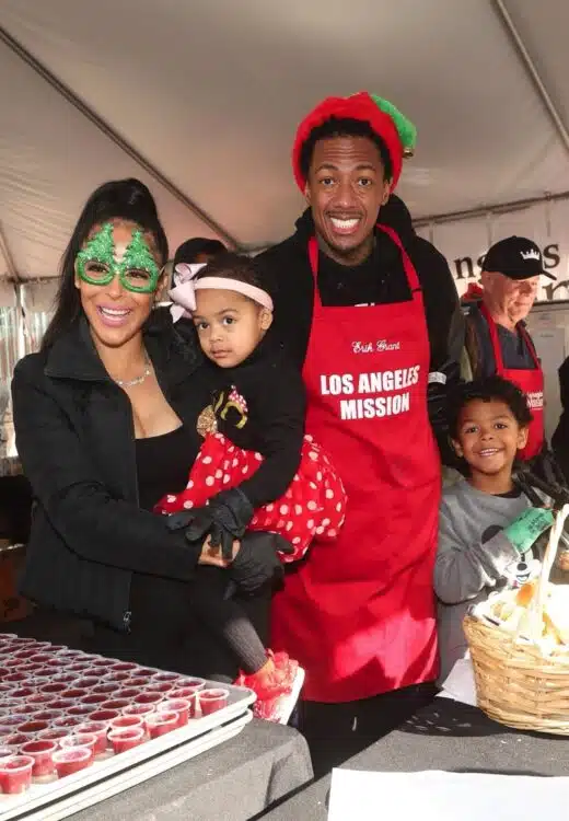 Brittany Bell, Powerful Queen Cannon and Nick Cannon at the la mission event 2022