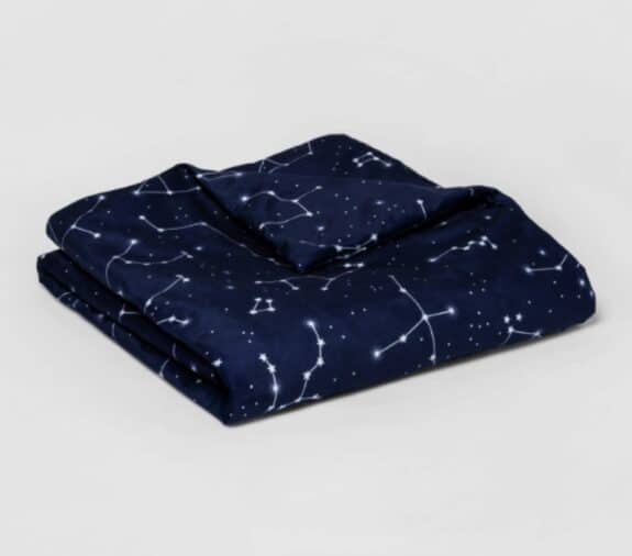 Recalled Pillowfort Weighted Blanket – Blue Constellation