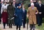 William Prince of Wales Catherine, Princess of Wales Prince George Princess Charlotte and Prince Louis attend xmas service with King Charles and Camilla on December 25th 2022