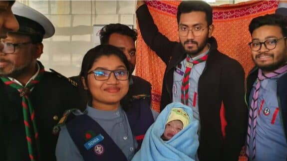 Baby born at Dhaka metro rail station