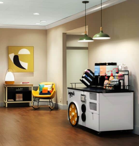 Hilton Unveils New Value Driven Brand - Spark by Hilton coffee station