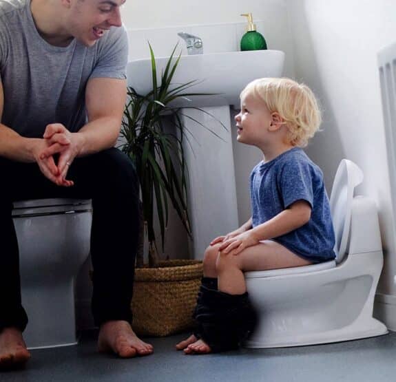 Nuby My Real Potty Training Toilet with Life-Like Flush Button and Sound