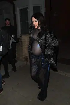 A very pregnant Jessie J Leaving Shepherd's Bush Empire After Performing An Acoustic Set in london