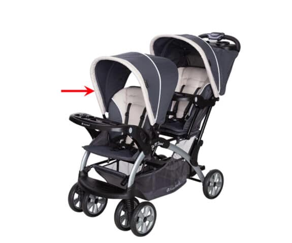 Baby Trend Sit N Stand Double stroller model number beginning SS76