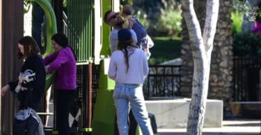 Jennifer Lawrence visits the park with husband Cooke Maroney and baby boy Los Angeles