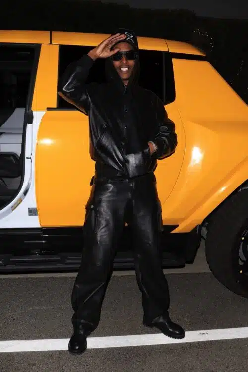 ASAP rocky meets Rihanna at dinner with their son