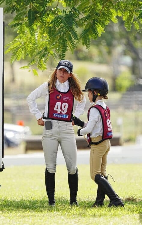 Elsa Pataky And Her Daughter India Hemsworth Compete At Tambourine Pony club
