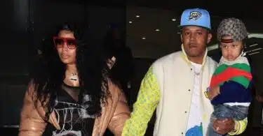 Nicki Minaj and Kenneth Petty with son papa bear f